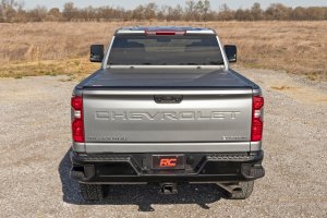 Chevrolet Silverado 2500HD Hard Tri-Fold Flip Up Bed Cover - Rough Country - '20-'24